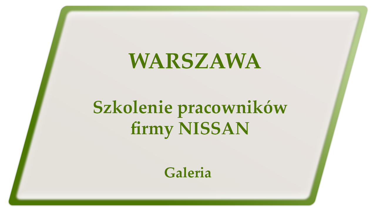 warszawa szkolenie pracowników firmy nissan